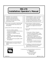Maytag MD-31 User manual