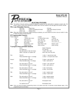 Prestige APS 400 User manual