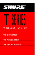 Shure T User guide