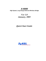 ZyXEL Communications A-6000 User manual