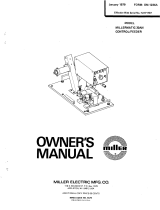 Miller MILLERMATIC 3OAN CONTROL/FEEDER Owner's manual