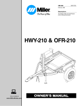 Miller Electric OFR-210 TRAILER User manual