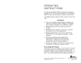 Avery Dennison 9493 Printer Operating instructions