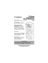 Radio Shack 22-813 Owner's manual
