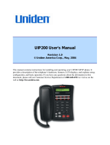 Uniden UIP200 User manual