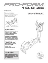 Pro-Form 420 Ce Elliptical User manual