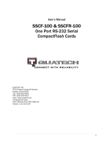 Quatech SSCF-100 User manual