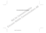 Ericsson GF788E User manual