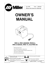Miller Electric RHC-23 Owner's manual