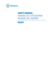 Westinghouse M2401 User manual