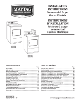 Maytag MDG17PR Installation Instructions Manual