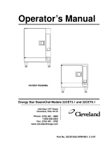 Cleveland SteamChef 22CET3.1 User manual