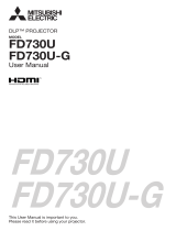 Mitsubishi DLP FD730U User manual