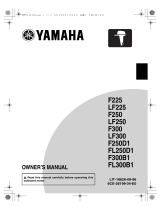 Yamaha LF225 Owner's manual