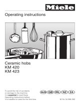 Miele KM 423 Owner's manual