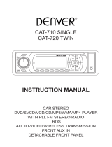 Denver CAT-720 TWIN Owner's manual