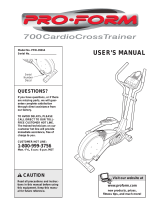 Pro-Form 700 CARDIO CROSSTRAINER User manual