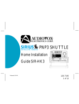 Audiovox SIR-HK3 User manual