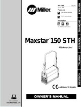 Miller Maxstar STH Owner's manual