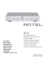 Rotel RA10 Owner's manual