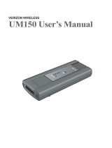 Verizon UM150 User manual