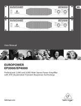 Behringer EUROPOWER EP4000 User manual
