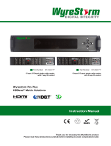 Wyrestorm MX-0808-PP User manual