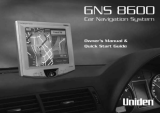 Uniden GNS8600 User manual