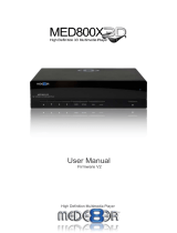 Mede8er MED800X User manual