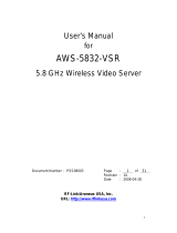 RF-Link Technology AWS-5832-VSR User manual