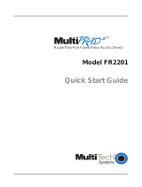 Multitech FR2201 User guide