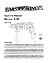 MasterForce 241-0738 Owner's manual