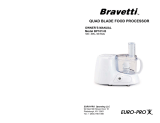 Bravetti QUAD BLADE FOOD PROCESSOR BP101H3 User manual
