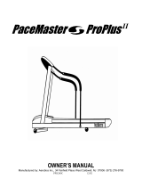 PaceMaster ProPlus II Owner's manual