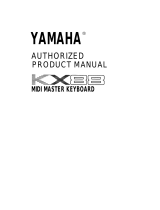 Yamaha KX88 User manual