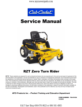 Cub Cadet RZT Zero Turn 22 User manual