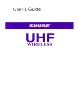 Shure U Series User manual