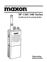 Maxon SP-140 User manual