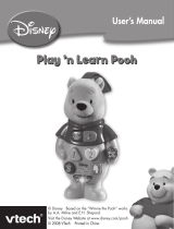VTech DISNEY Winnie The Pooh Play  n Learn Pooh User manual
