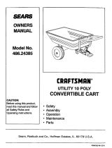 Craftsman 486.24385 Owner's manual