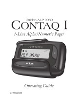 Uniden CONTAQ 1 ALP 9080 User manual