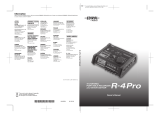 Edirol R-4 PRO User manual