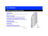 Motorola SURFboard Cable Modem User manual