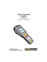 Psion Teklogix Hand-Held Computer 7530 G2 User manual