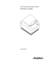 M-S Cash Drawer A794 User manual