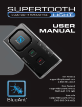 Supertooth Light User manual