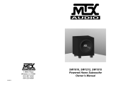 MTX Audio SW1010 User manual