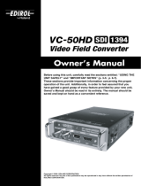 Edirol VC-50HD Owner's manual