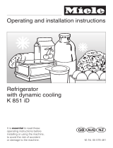 Miele K 851 iD User manual