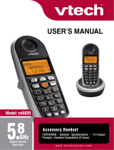 VTech mi6820 - 5.8 GHz Handset User manual